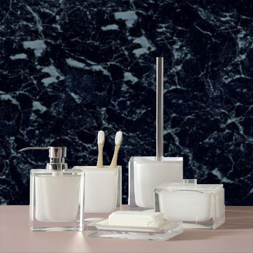 Black  Marble  PVC Wet Wall Panels   250mm x 2700mm x 8mm  PVC Ceiling Panels