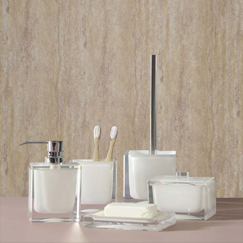 Travertine Gloss wet wall panels 1000mm x 2400mm x 10mm shower wall panels 