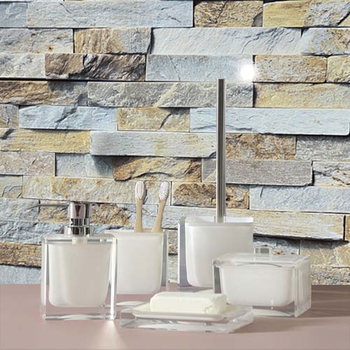 Beige Brick Shower Panels 1000MM x 2.4m  X 10mm Thick 
