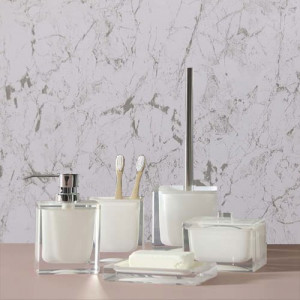 White Marble 1000MM x 2.4m X 10MM  Shower Wall Panels Wet Wall Panels 