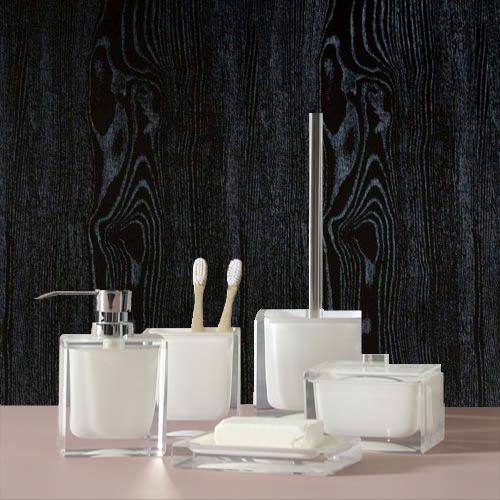 1 x Black Wood PVC Wet Wall Panels 250mm x 2700mm x 8mm PVC Ceiling Panels 25 % OFF