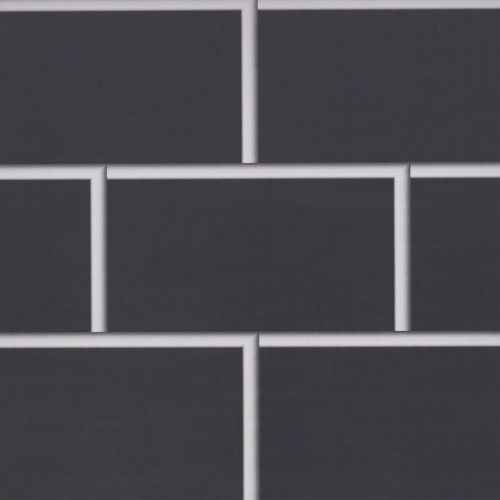 Dark Grey Metro Tile 250mm x 2700mm x 8mm PVC Wet Wall Panels 