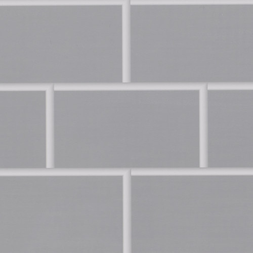 Light Grey Metro Tile Effect  250mm x 2700mm x 8mm PVC Wet Wall Panels 25% OFF