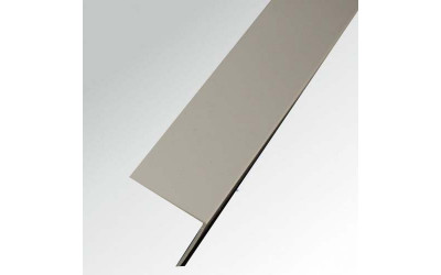 1 x Chrome L Shape Internal Trim For 5mm Wall Panels OR 10MM Shower Wet Wall Panels Trim 