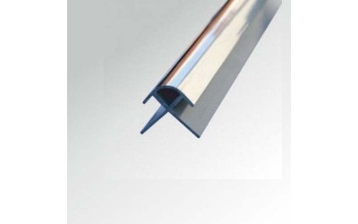 1 x Chrome External Trim For 5/6mm Wall Panels OR 10MM Shower Wall Panels Trim Select your option