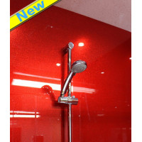 Red Pearl  Shower Wet Wall Panels Kit 1000MM x 2.4m X 10mm 2 Sided Cubicle  off